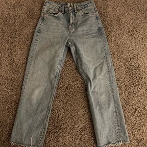 Top shop straight jeans size 25